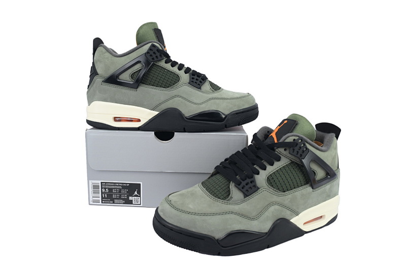 【DA0OG】绿黑勾  OG版本4代篮球鞋 IB1519-200 Undefeated x Air Jordan 4 Retro  Green Black Hook