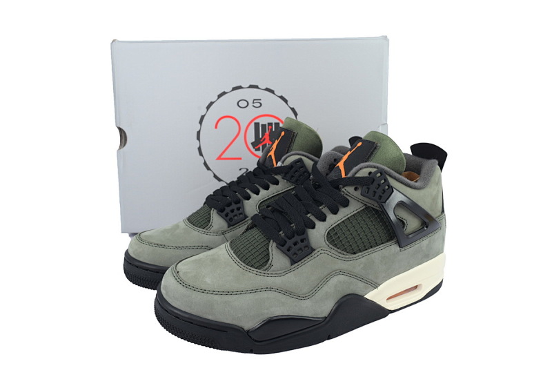 【DA0OG】绿黑勾  OG版本4代篮球鞋 IB1519-200 Undefeated x Air Jordan 4 Retro  Green Black Hook