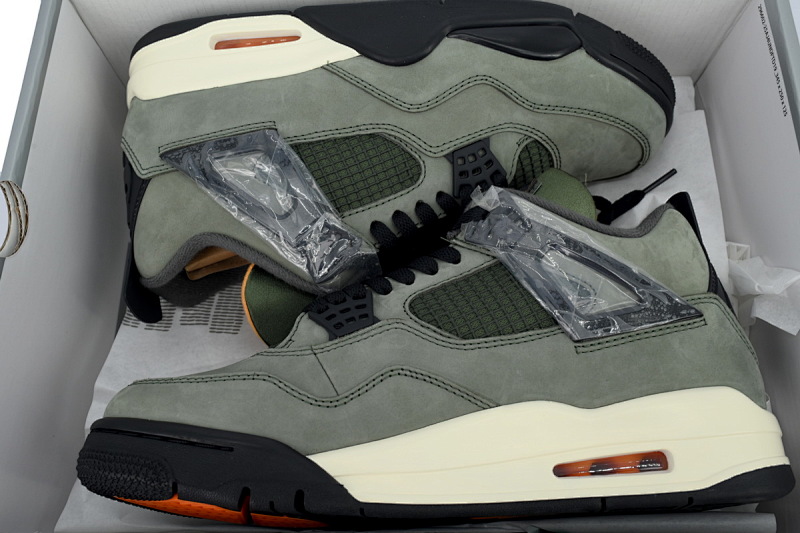 【DA0OG】绿黑勾  OG版本4代篮球鞋 IB1519-200 Undefeated x Air Jordan 4 Retro  Green Black Hook