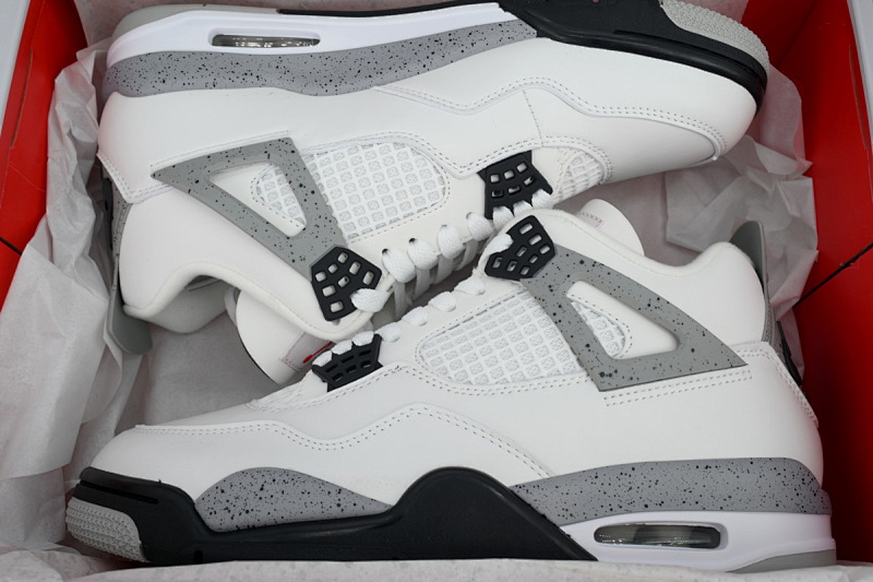 【BA7PB】新白水泥  乔丹4代篮球鞋 FV5029-100 Air Jordan 4 Retro OG 'White Cement'