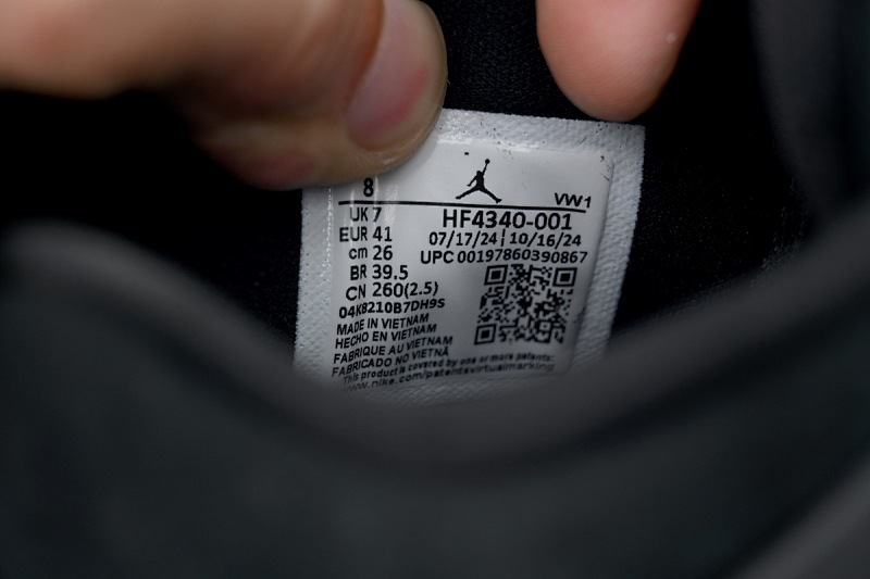 【EA5S2】黑砖 乔丹4代篮球鞋 HF4340-001 Nigel Sylvester x Air Jordan 4 Retro OG SP 'Brick By Brick'