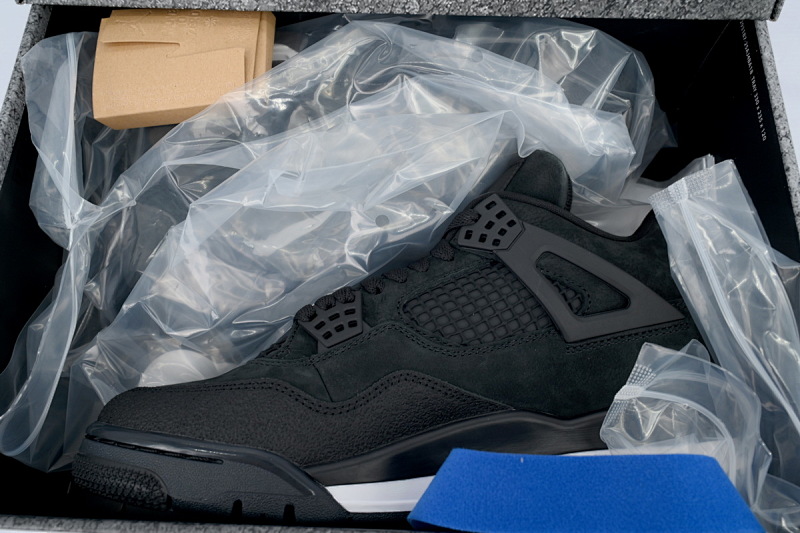 【EA5S2】黑砖 乔丹4代篮球鞋 HF4340-001 Nigel Sylvester x Air Jordan 4 Retro OG SP 'Brick By Brick'
