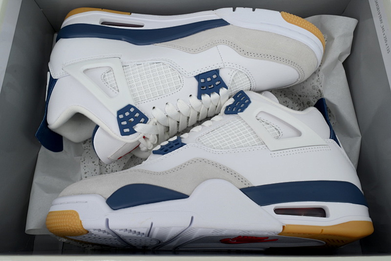 【BA7PB】SB白蓝 乔丹4代篮球鞋 DR5415-100 Nike SB x Air Jordan 4 Retro SP 'Navy'