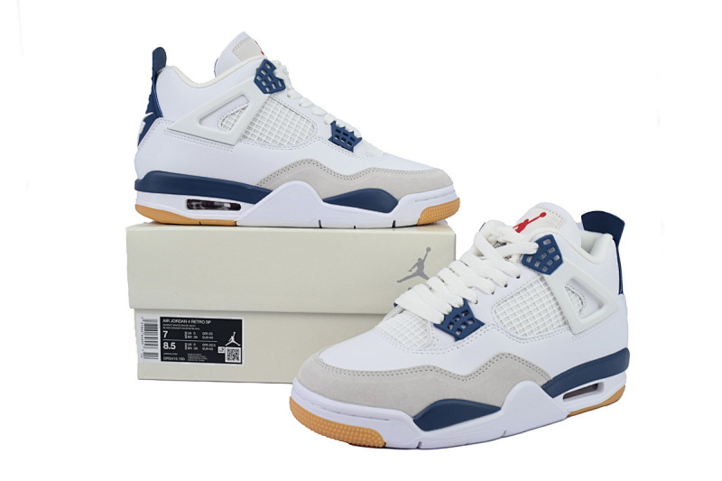 【BA7PB】SB白蓝 乔丹4代篮球鞋 DR5415-100 Nike SB x Air Jordan 4 Retro SP 'Navy'
