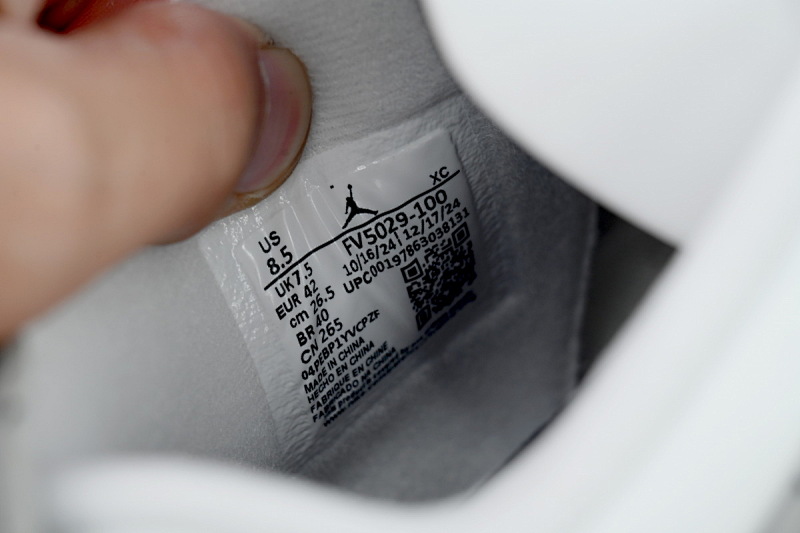 【DA0OG】新白水泥 OG版本乔丹4代篮球鞋 FV5029-100 Air Jordan 4 Retro OG 'White Cement'
