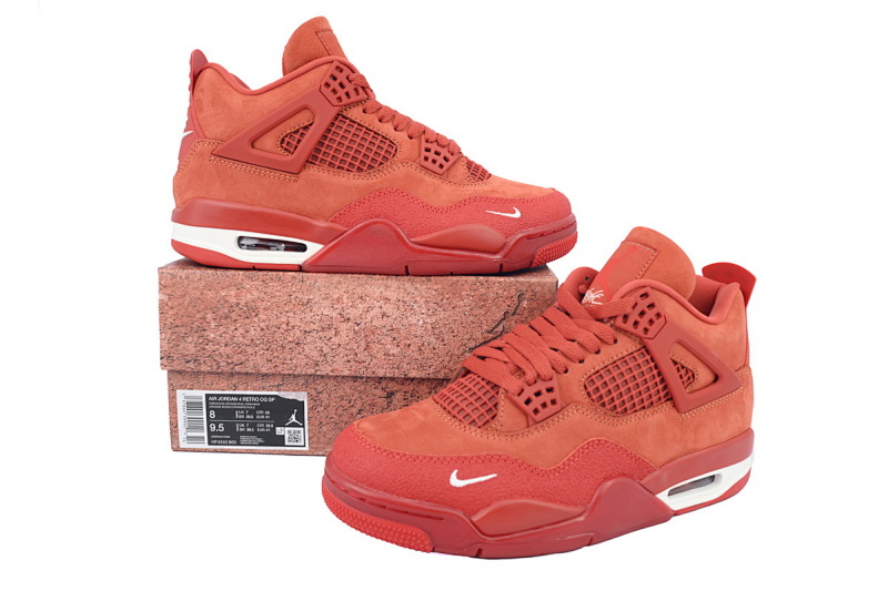 【DA0OG】红砖 OG版本乔丹4代篮球鞋 HF4340-800 Nigel Sylvester x Air Jordan 4 Retro OG SP 'Brick By Brick'