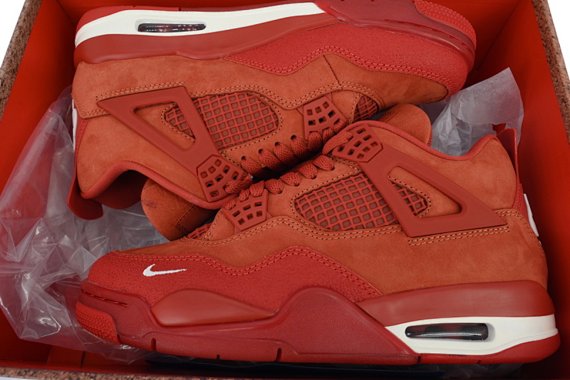 【DA0OG】红砖 OG版本乔丹4代篮球鞋 HF4340-800 Nigel Sylvester x Air Jordan 4 Retro OG SP 'Brick By Brick'
