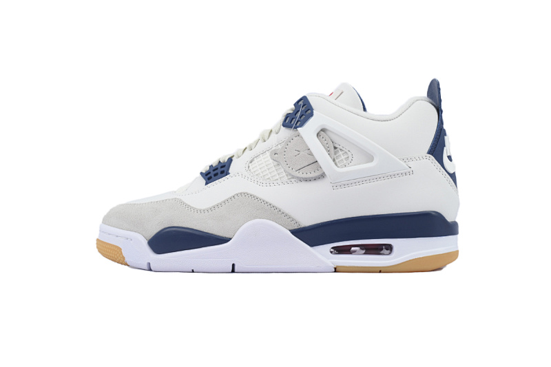 【CA0XH】白蓝SB 头层皮乔丹4代篮球鞋 DR5415-100 Nike SB x Air Jordan 4 Retro SP 'Navy'
