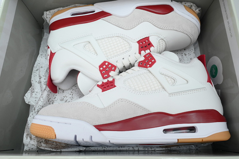 【DA0OG】SB白红 OG版本乔丹4代SB联名球鞋 DR5415-106 Nike SB x Air Jordan 4 Retro SP 'Varsity Red'