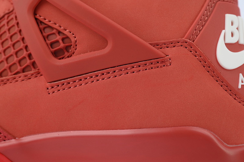 【BA3PB】红砖 乔丹4代篮球鞋 HF4340-800 Nigel Sylvester x Air Jordan 4 Retro OG SP 'Brick By Brick'