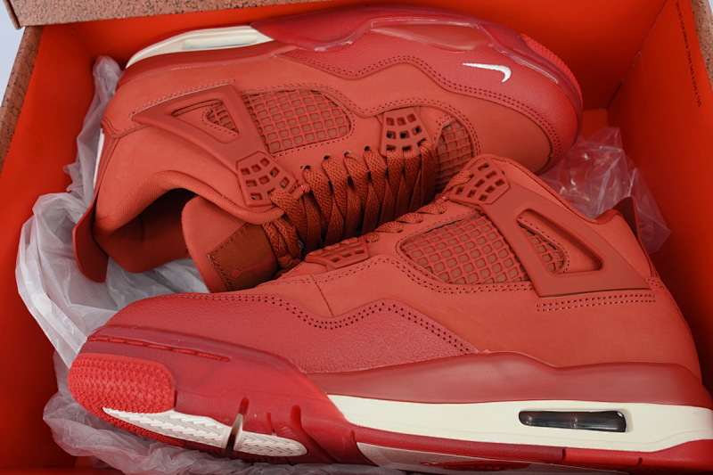 【BA3PB】红砖 乔丹4代篮球鞋 HF4340-800 Nigel Sylvester x Air Jordan 4 Retro OG SP 'Brick By Brick'