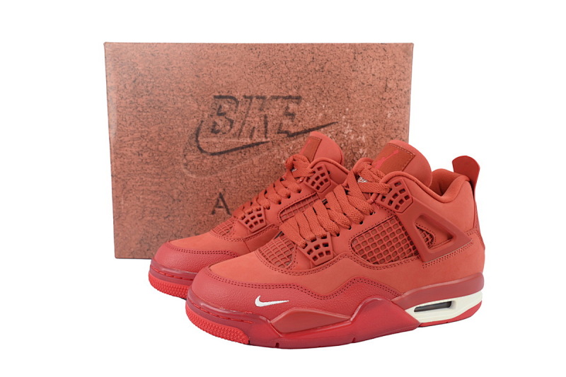 【BA3PB】红砖 乔丹4代篮球鞋 HF4340-800 Nigel Sylvester x Air Jordan 4 Retro OG SP 'Brick By Brick'