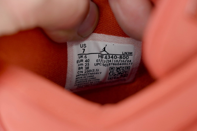 【BA3PB】红砖 乔丹4代篮球鞋 HF4340-800 Nigel Sylvester x Air Jordan 4 Retro OG SP 'Brick By Brick'