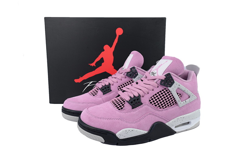 【DA0OG】粉黑 OG版本乔丹4代篮球鞋 AQ9129-501 Air Jordan 4 Orchid