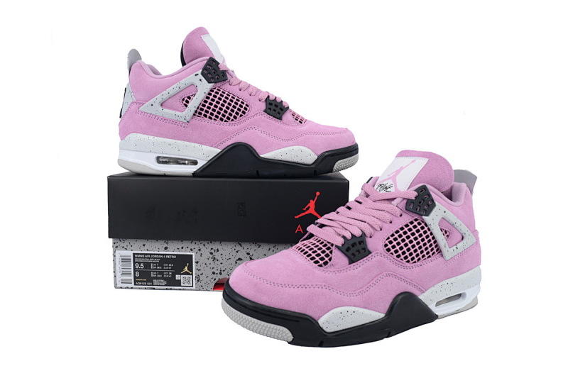 【DA0OG】粉黑 OG版本乔丹4代篮球鞋 AQ9129-501 Air Jordan 4 Orchid