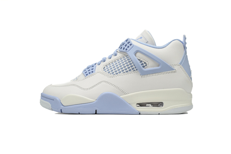 【CA0XH】白冰蓝 头层皮乔丹4代篮球鞋 HV0823-100 Air Jordan 4 Retro 'Forget Me Not'