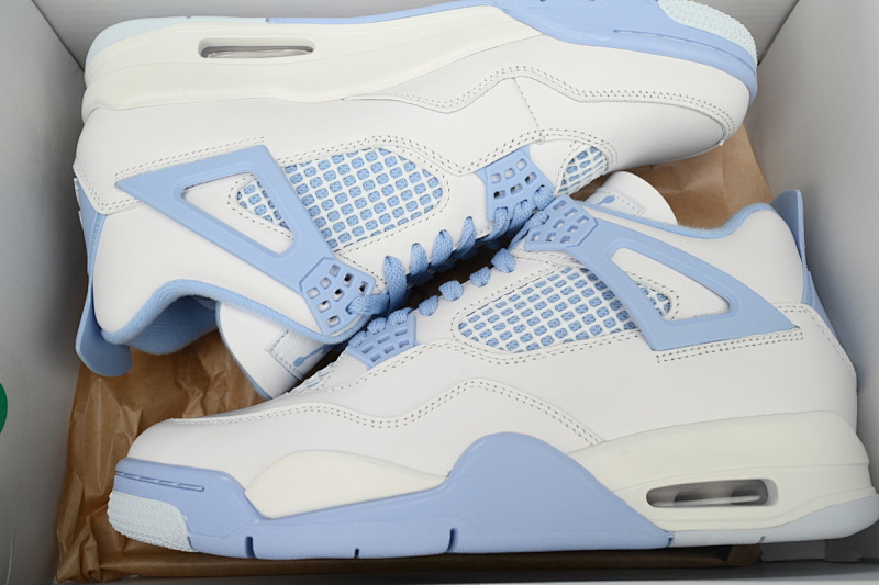 yupoo_342911_c7ce669a.jpg 【CA0XH】白冰蓝 头层皮乔丹4代篮球鞋 HV0823-100 Air Jordan 4 Retro 'Forget Me Not'