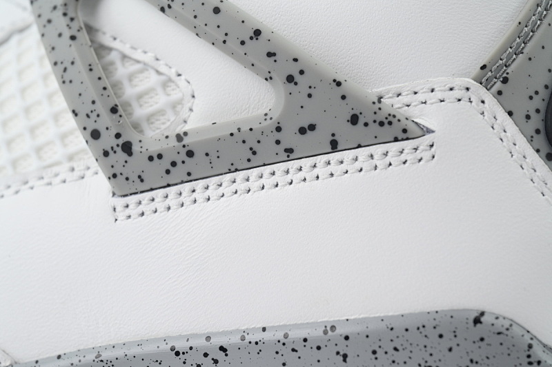 【CA0XH】复刻白水泥 头层皮乔丹4代篮球鞋 FV5029-100 Air Jordan 4 Retro OG 'White Cement'