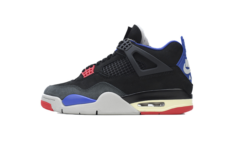 【CA2XH】灰黑蓝 头层皮乔丹4代篮球鞋 FV5029-003 Air Jordan 4 Retro 'Rare Air'