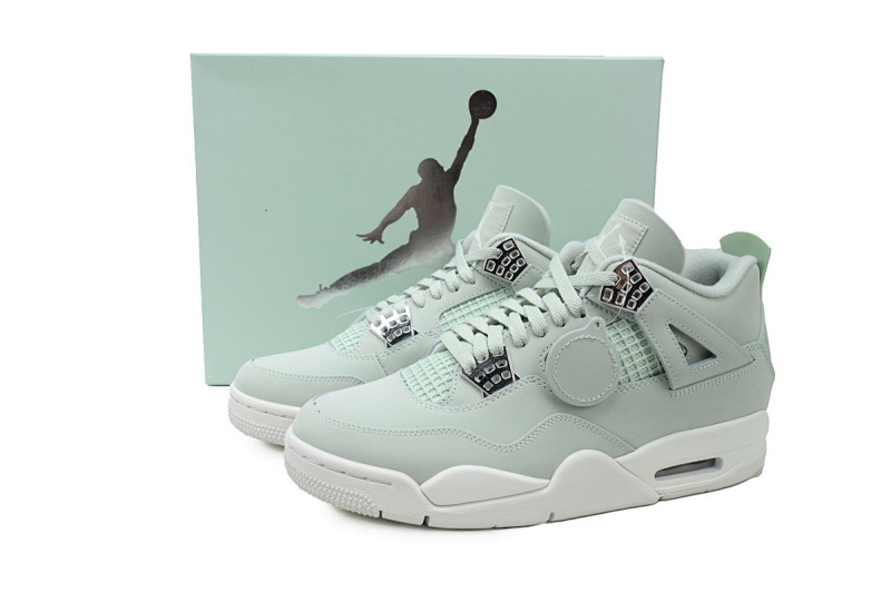 【CA0XH】海沫绿 头层皮乔丹4代篮球鞋 HV0823-003 Air Jordan 4 Retro 'Seafoam Sail'