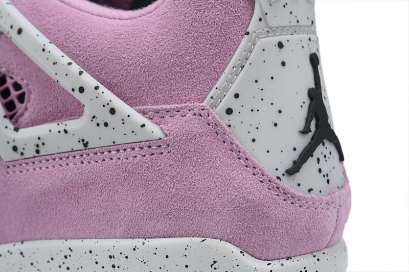 【CA0XH】粉黑 头层皮乔丹4代篮球鞋 AQ9129-501 Air Jordan 4 Retro 'Orchid'