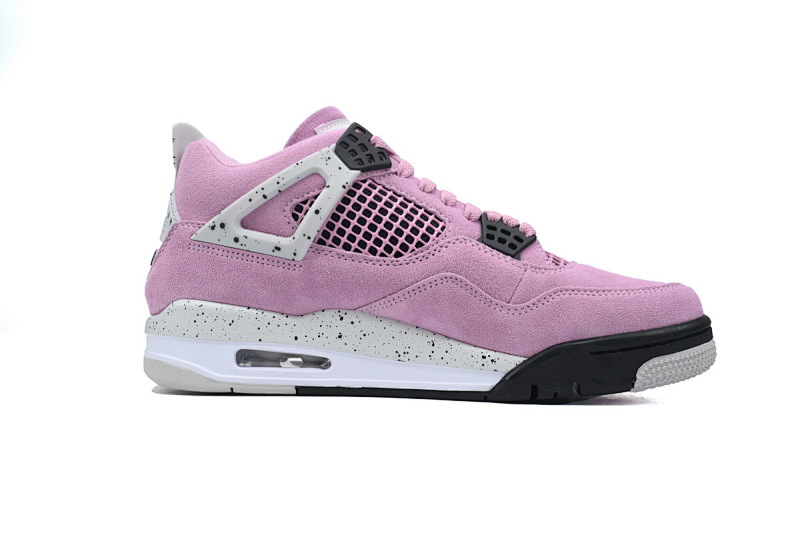 【CA0XH】粉黑 头层皮乔丹4代篮球鞋 AQ9129-501 Air Jordan 4 Retro 'Orchid'