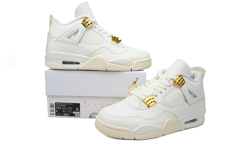【DA0OG】白金扣 OG版本乔丹4代篮球鞋 AQ9129-170 Nike Air Jordan 4 WMNS "Sail"