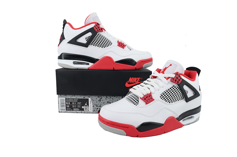 【CA0XH】火焰红 本地版乔丹4代篮球鞋 DC7770-160 Air Jordan 4 Fire Red