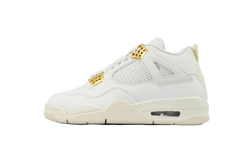 【BA7PB】米白金 本地版乔丹4代篮SB联名球鞋 AQ9129-170 Nike Air Jordan 4 WMNS "Sail"