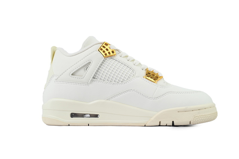 【BA7PB】米白金 本地版乔丹4代篮SB联名球鞋 AQ9129-170 Nike Air Jordan 4 WMNS "Sail"