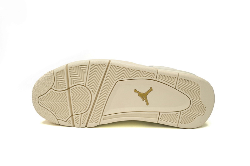 【CA0XH】白金扣 头层皮乔丹4代篮SB联名球鞋 AQ9129-170 Nike Air Jordan 4 WMNS "Sail"