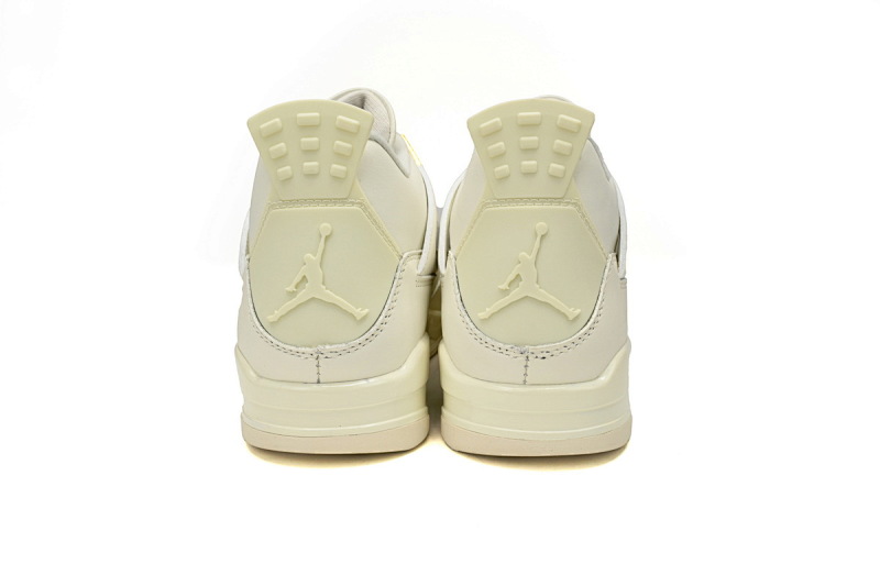 【CA0XH】白金扣 头层皮乔丹4代篮SB联名球鞋 AQ9129-170 Nike Air Jordan 4 WMNS "Sail"