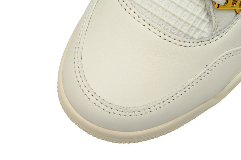【CA0XH】白金扣 头层皮乔丹4代篮SB联名球鞋 AQ9129-170 Nike Air Jordan 4 WMNS "Sail"