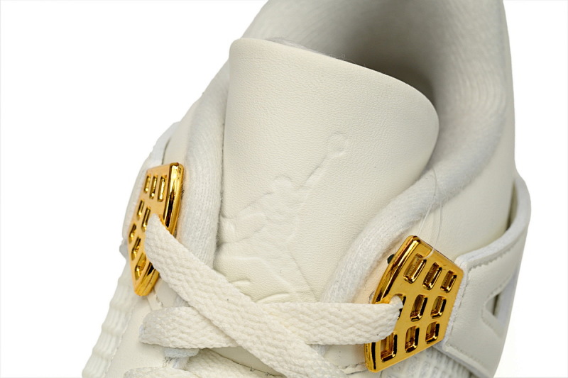【CA0XH】白金扣 头层皮乔丹4代篮SB联名球鞋 AQ9129-170 Nike Air Jordan 4 WMNS "Sail"