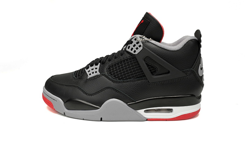 【CA0XH】复刻黑红公牛 头层皮乔丹4代篮SB联名球鞋 FV5029-006 Air Jordan 4 "Bred Reimagined"