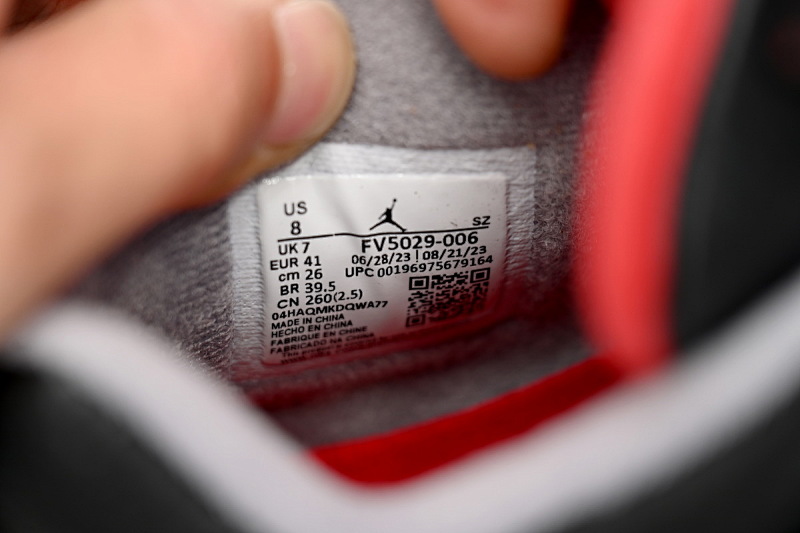 【BA7PB】新黑红 头层皮乔丹4代篮SB联名球鞋 FV5029-006 Air Jordan 4 "Bred Reimagined"