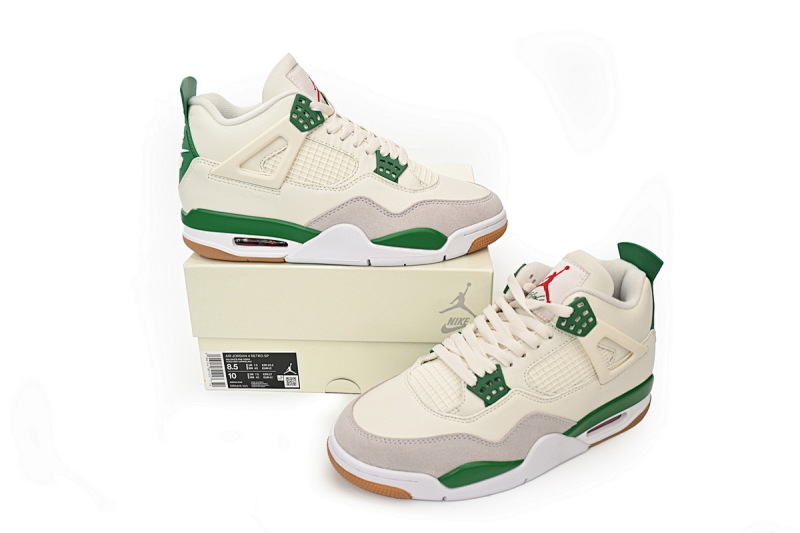 【DA0OG】SB白绿 OG版本乔丹4代SB联名球鞋 DR5415-103 Nike SB x Air Jordan 4 “Pine Green”Calaite