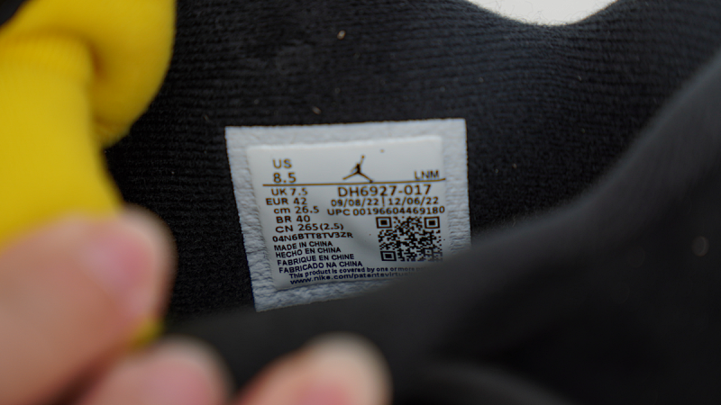 【DA0OG】黑黄 OG版本乔丹4代篮球鞋 DH6927-017 Air Jordan 4 Thunder