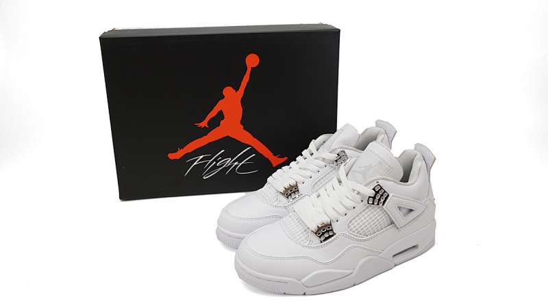 【DA0OG】白银 OG版本乔丹4代篮球鞋 308497-100 Air Jordan 4 Retro Pure Money