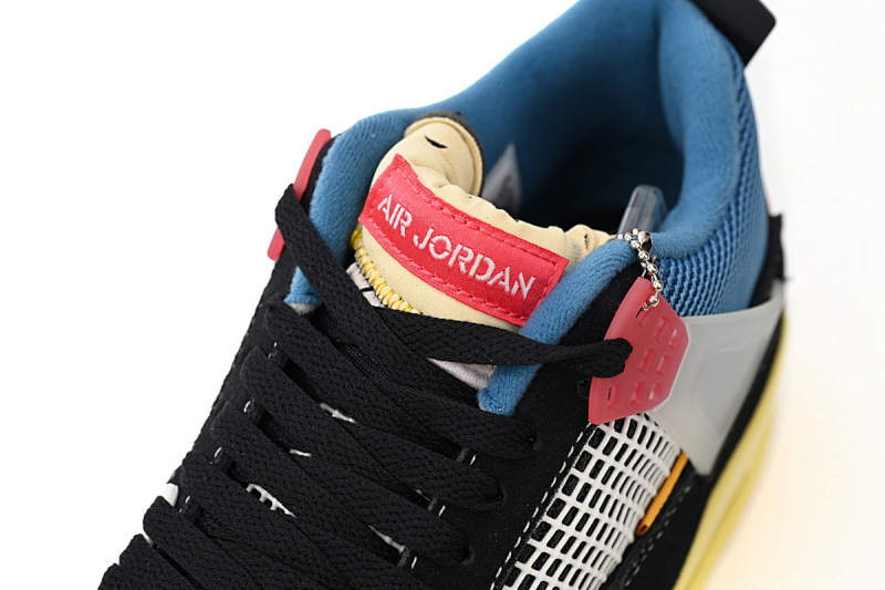 【DA0OG】UN黑蓝 OG版本乔丹4代篮球鞋DC9533-001 Union LA x Air Jordan 4 Retro SP Off Noir Black