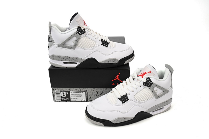 【DA0OG】大白水泥 OG版本乔丹4代篮球鞋 840606-192 Air Jordan 4 Retro White Cement