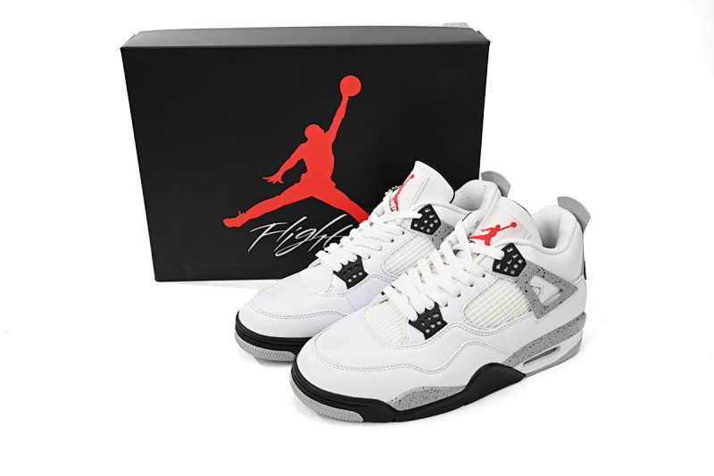 【DA0OG】大白水泥 OG版本乔丹4代篮球鞋 840606-192 Air Jordan 4 Retro White Cement