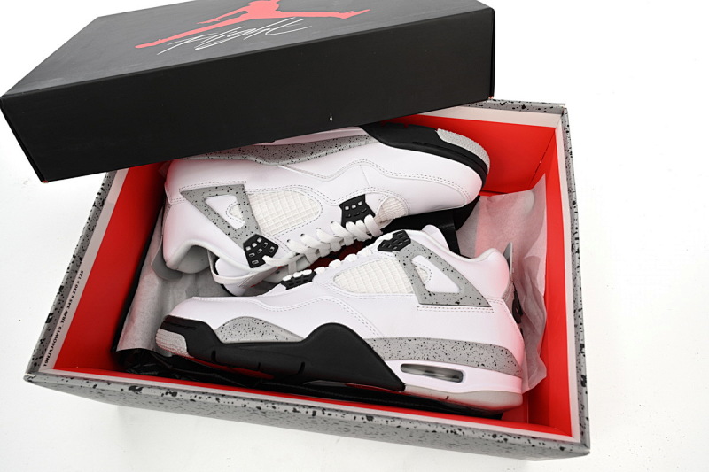 【DA0OG】大白水泥 OG版本乔丹4代篮球鞋 840606-192 Air Jordan 4 Retro White Cement