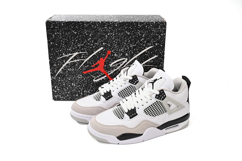 【DA0OG】小白水泥 OG版本乔丹4代篮球鞋 DH6927-111 Air Jordan 4 Retro Military Black