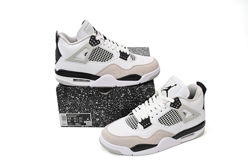 【DA0OG】小白水泥 OG版本乔丹4代篮球鞋 DH6927-111 Air Jordan 4 Retro Military Black