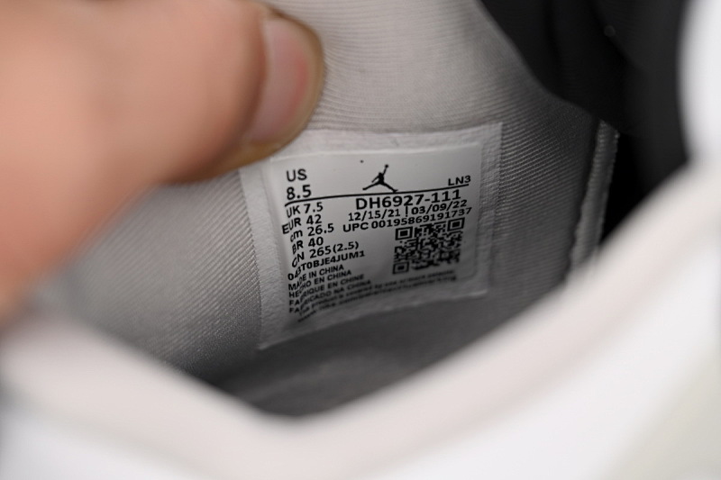 【DA0OG】小白水泥 OG版本乔丹4代篮球鞋 DH6927-111 Air Jordan 4 Retro Military Black