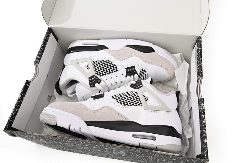 【DA0OG】小白水泥 OG版本乔丹4代篮球鞋 DH6927-111 Air Jordan 4 Retro Military Black