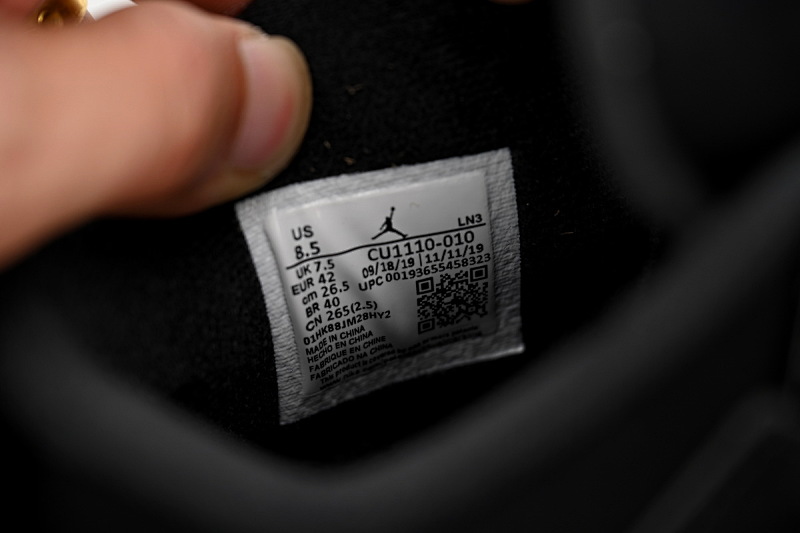 【DA0OG】黑猫 OG版本乔丹4代篮球鞋 CU1110-010 Air Jordan 4 Retro “Black Cat”