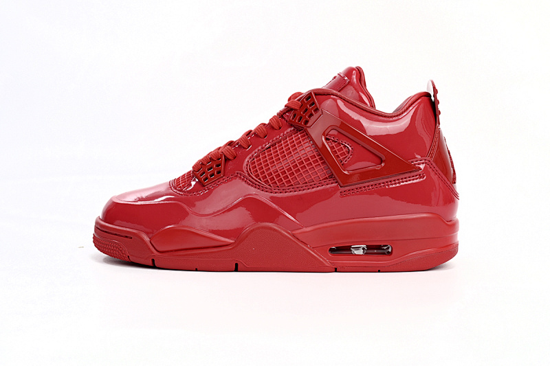 【CA2PB】红漆皮 头层皮乔丹4代篮球鞋 719864-600 Air Jordan 4 Retro Red Lacquer Leather