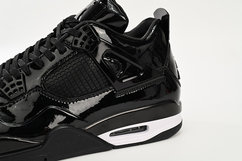 【CA2PB】 黑漆皮 头层皮乔丹4代篮球鞋 719864-010 Air Jordan 4 Retro Powder Patent Leather